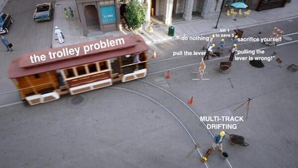 The  AI Trolley-Problem Style Argument — Resolved