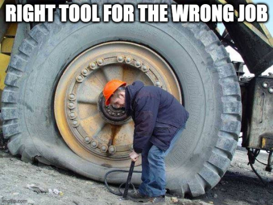 An Hour On The Wrong Tool